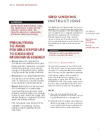 Preview for 3 page of Wolf MWD24-2U/S Use & Care Manual