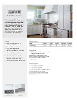 Wolf PL342212 Specification Sheet preview