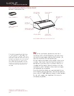 Предварительный просмотр 1 страницы Wolf PW362210 Planning Information