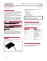 Wolf Rangetop Service Manual предпросмотр