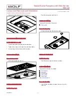 Предварительный просмотр 11 страницы Wolf Rangetop Service Manual