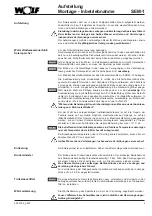 Preview for 5 page of Wolf SEM-1 1000 Assembly Instructions Manual