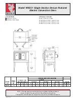 Предварительный просмотр 2 страницы Wolf WKEC1 Specification Sheet