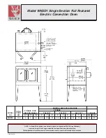 Предварительный просмотр 2 страницы Wolf WKED1 Specification Sheet