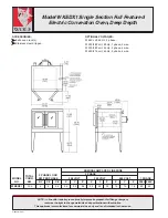 Предварительный просмотр 2 страницы Wolf WKEDX1 Specification Sheet