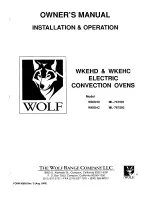 Предварительный просмотр 1 страницы Wolf WKEHC ML-767592 Owner'S Manual