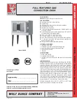 Wolf WKGD1 Specifications предпросмотр