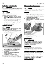 Preview for 70 page of Wolf WS125 18.0V Original Operating Instructions