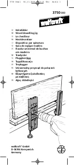 Wolfcraft 3750 000 Manual предпросмотр