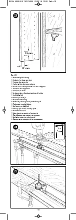 Предварительный просмотр 19 страницы Wolfcraft 4650000 Manual