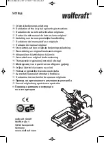 Preview for 1 page of Wolfcraft 5018000 Translation Of The Original Operating Instructions