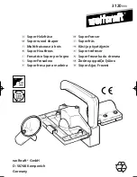 Wolfcraft Super wood shaper Operating Instructions Manual preview