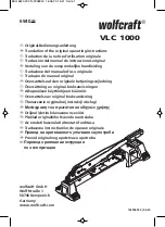 Wolfcraft VLC 1000 Translation Of The Original Operating Instruction preview