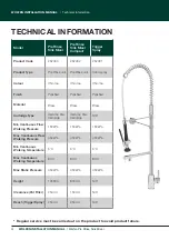 Предварительный просмотр 4 страницы Wolfen Pre Rinse Sink Mixer Installation Manual