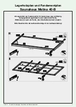 Предварительный просмотр 4 страницы Wolff Finnhaus Melina 40-B Building Instructions