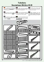 Предварительный просмотр 5 страницы Wolff Finnhaus Melina 40-B Building Instructions