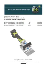 Preview for 1 page of WOLFF 010344 Original Instructions Manual