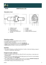 Предварительный просмотр 8 страницы WOLFF Leister ELECTRON Translation Of The Original Instruction