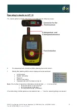 Предварительный просмотр 8 страницы WOLFF LVT15 Manual