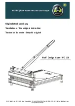 Предварительный просмотр 1 страницы WOLFF WO 330 Translation Of The Original Instruction