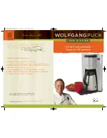 Wolfgang Puck BCM00020 Use And Care Manual preview