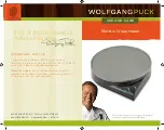 Preview for 1 page of Wolfgang Puck BCRM0020 Use And Care Manual