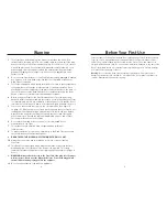 Preview for 4 page of Wolfgang Puck BDFR0020 Bistro collection Manual