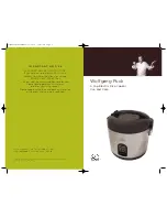 Preview for 1 page of Wolfgang Puck BDRC0005 Bistro collection Use And Care Manual