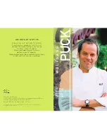 Preview for 1 page of Wolfgang Puck BDRC0010 Bistro collection Manual