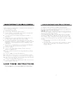 Preview for 2 page of Wolfgang Puck BDRC0010 Bistro collection Manual