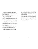 Preview for 2 page of Wolfgang Puck Bistro BCGL0005 Owner'S Manual