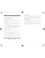 Preview for 2 page of Wolfgang Puck Bistro BDFR0040 Use And Care Manual