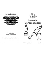 Wolfgang Puck Bistro IBC1000 User Manual предпросмотр