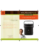 Wolfgang Puck BMRC0020 Use And Care Manual предпросмотр