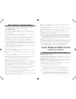 Preview for 2 page of Wolfgang Puck BPZB0030 Use And Care Manual