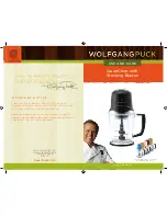 Wolfgang Puck BQBC0010 Use And Care Manual предпросмотр