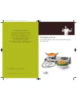 Предварительный просмотр 1 страницы Wolfgang Puck Cafe Collection CCIDB0010 Use And Care Manual