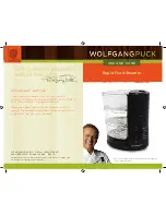 Предварительный просмотр 1 страницы Wolfgang Puck Rapid Food Steamer Use And Care Manual