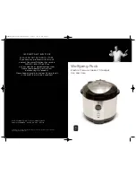 Wolfgang Puck WPPCR005C Use And Care Manual preview