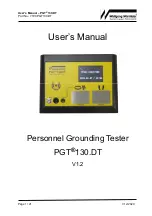 Wolfgang Warmbier PGT130.DT User Manual preview