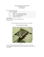 Предварительный просмотр 1 страницы Wolfman RTR4 Mounting Instructions