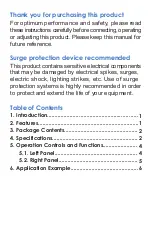 Preview for 2 page of WolfPack HDTV-B08 User Manual