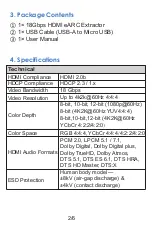 Preview for 4 page of WolfPack HDTV-B08 User Manual