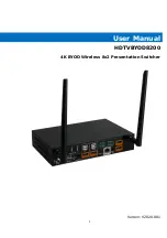 WolfPack HDTVBYOD8200 User Manual preview