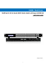 Preview for 1 page of WolfPack HDTVFIX1600E User Manual