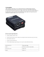 Preview for 2 page of WolfPack HDTVHDES02-5 User Manual