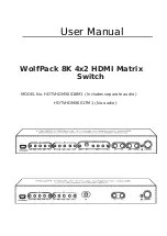 WolfPack HDTVHDMX0016M1 User Manual preview