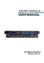 Preview for 1 page of WolfPack HDTVHDMX0404S User Manual