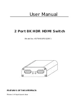 WolfPack HDTVHDSP0022M1 User Manual preview