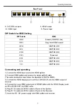 Preview for 3 page of WolfPack HDTVSX-SPE108 Operating Instructions Manual